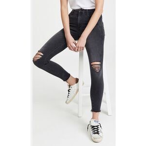 Mother The Looker Angle Fray Jeans
